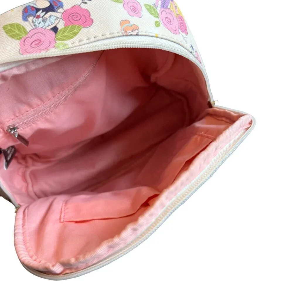 Biworld Disney Princess Miniature Backpack Snow White Floral Toddler Little Girl
